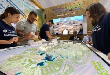 Egypt’s first of-its-kind Climmersive Design Studio by University Architect and Associate Professor of Sustainable Design, Khaled Tarabieh and Associate Professor of Digital Media and Design Computing, Sherif Abdel Mohsen.