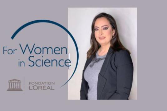 Irene Samy Fahim, recipient of the L'Oreal-UNESCO Women in Science Award