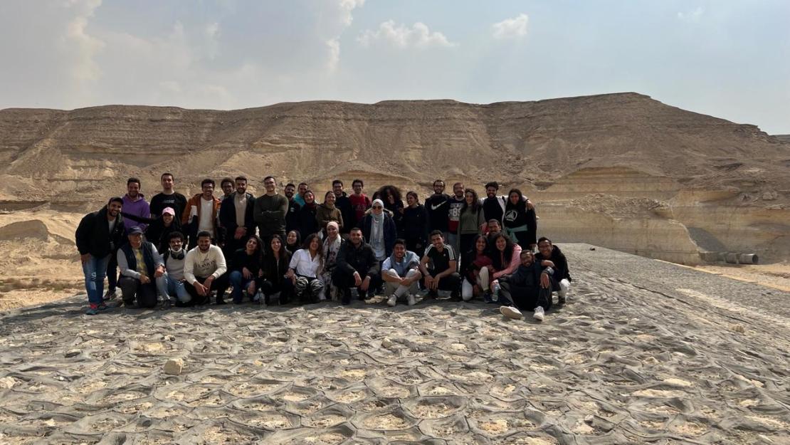 Students at Wadi Degla Protectorate