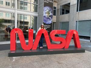 NASA building with an alum